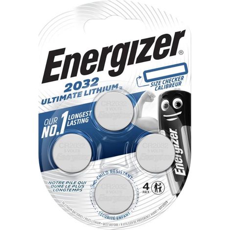 4 mini batterie al litio Energizer Ultimate CR2032 [N]