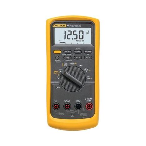 Fluke 88V/A Multímetro digital negro para automóvil