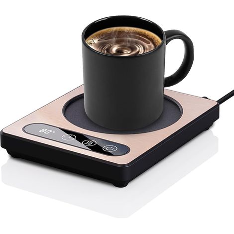 Chauffe Tasse Bureau, Chauffe-Boisson Électrique, Chauffe-Tasse À Café, Chauffant pour Tasse Électrique Tapis, Chauffe Café pour Bureau (1/5)