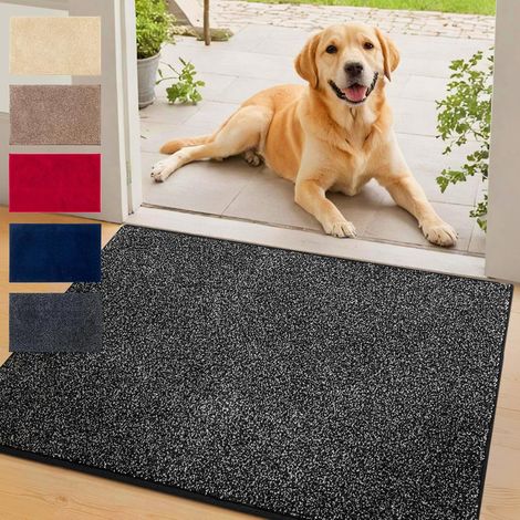 Tapis d'entrée absorbant Nasa Anthracite 120 x 180 cm