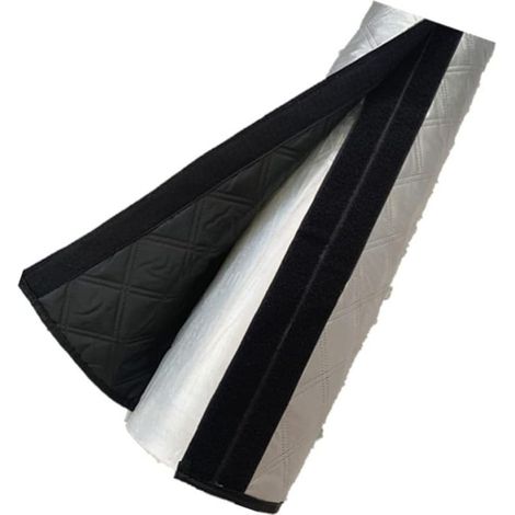 Housse de tuyau de climatisation isolée 149,9 cm – Enveloppe en aluminium et coton – Installation rapide – Efficacité énergétique été/hiver (1/5)