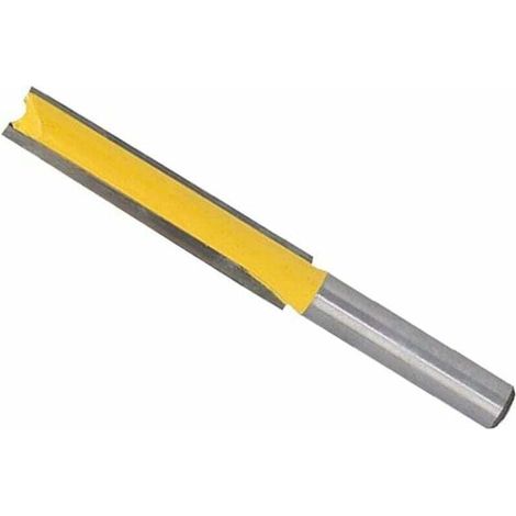 Broca enrutadora para madera, broca extra larga, broca de afeitar, broca recta de 50,8 mm (1/4)