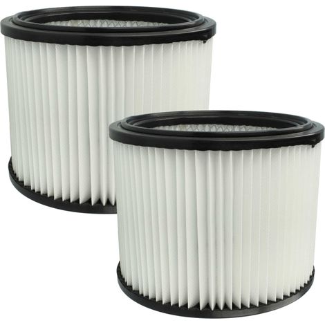 vhbw 2x Faltenfilter kompatibel mit Starmix Energetic APDH-1430, APDM-1430 Nass- & Trockensauger - Patronenfilter, Schwarz Weiß, 3500 cm² (1/4)