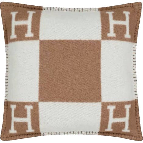 Taie d'oreiller en jacquard tissé, oreiller H, coussin H, couverture H, coussin de canapé, oreiller en laine, taie d'oreiller pour la maison (1/4)