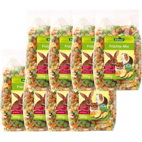 Dehner roditori Snack, Mix di Frutti, 8 X 200 G (1.6 kg) (1/3)