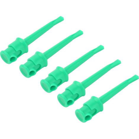 10er-Pack Krokodilklemmen J.30007 für Multimeter, elektronische Spannungsprüfung, Standardstromkreise, Grün, Lötzubehör (1/5)