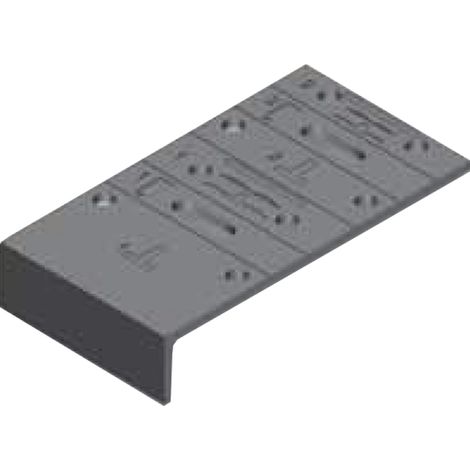 Cinetto PS06 Bohrlehre Bohrhilfe zm Markieren der Bohrlöcher Kunststoff grau (1/3)