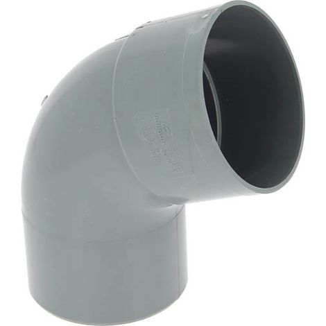 Coude PVC mâle-femelle 67°30 Ø100 (1/3)