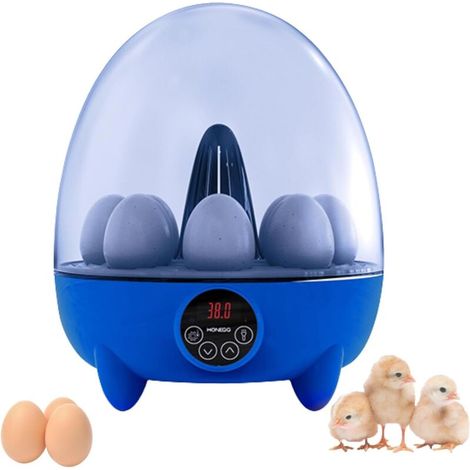 Incubadora de huevos con volteo automático, control de temperatura, indicador de humedad, velas, 110V (1/4)