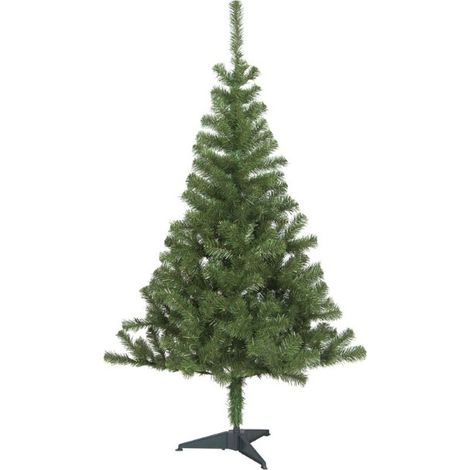 Flora Mini Albero di Natale con Base in Plastica 120 cm
