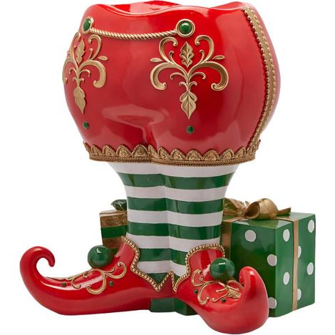 Base albero "Gambe dell'elfo" per albero di Natale supporto in metallo da 66 cm (1/2)