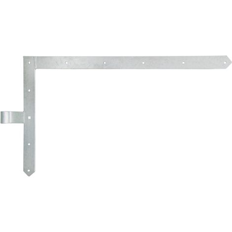 ALBERTS Tor-Winkelband, Abschluss spitz, oben, feuerverzinkt, HxL 600x1000mm,Rolle Ø20mm (1/3)
