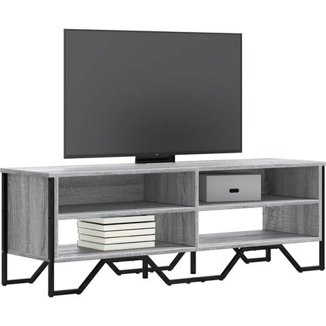 TV-Schrank Grau Sonoma 122x34x41 cm Holzwerkstoff