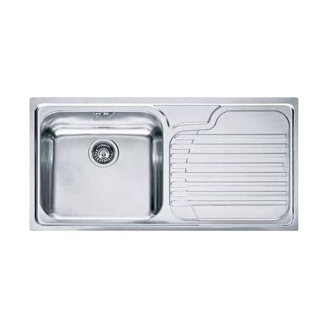 Franke GAX 611. Colore del prodotto: Acciaio inox, Numero di vasche per lavello: 1 ciotole, Dimensioni prima vasca (LxL): 450 x 400 mm. Larghezza: 1000 mm, Profondità: 500 mm - 101.0017.509 (1/2)