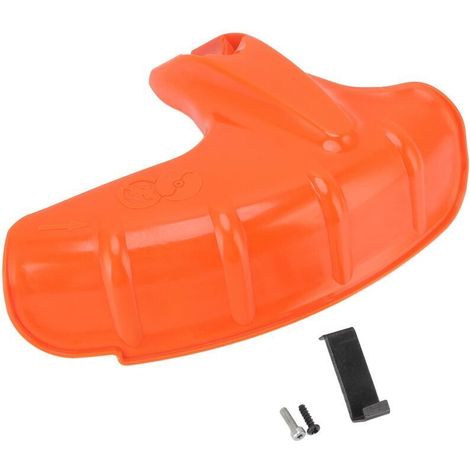 Protection de coupe-bordures en plastique, adaptée aux débroussailleuses FS55, pour une protection de sécurité. (1/4)