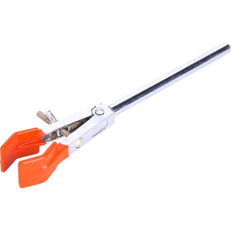 Pinza de cuello largo para matraces de laboratorio - Aleación de zinc - Longitud 230 mm (9,1 pulgadas) (1/5)
