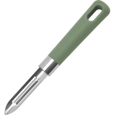 Éplucheur vert ménager avec manche en PP, idéal pour les pommes de terre, les fruits et les légumes – (1/5)