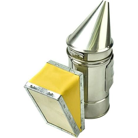 Outils d'équipement d'apiculture de ruche d'abeille fumoir d'apiculture avec bouclier thermique pour les apiculteurs (1/4)