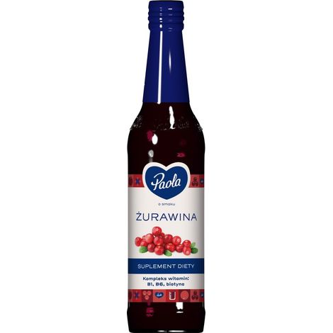 Suplemento alimenticio Paola con sabor a arándano, 430 ml