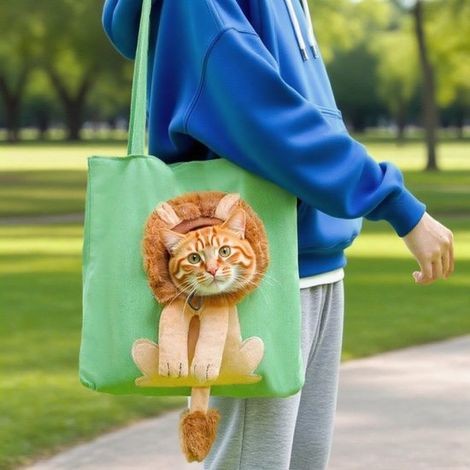 Pettorina a zaino leggera per cani e gatti di piccola taglia, spallacci facilmente regolabili, design semplice per le zampe, resistente, per l'uso quotidiano. (1/4)