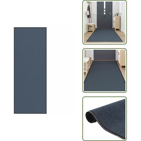 Paillasson bleu 115x300 cm - Paillasson - Paillasson De Porte - Paillasson De Bienvenue - Paillasson De Porte Extérieur (1/5)