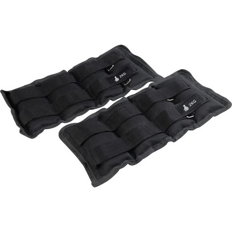 FITPADDY AKWW2X2BK poids pour poignets 4 kg Noir (1/3)