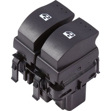 Interrupteur de commande de fenêtre, interrupteur de lève-vitre électrique, bouton de commutation Double de commande de vitre électrique pour Clio II 2-8200 060 045 (1/4)