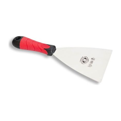 Spatola in acciaio inox da 120 mm con oliatore