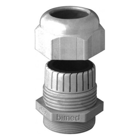 Presse etoupe PG48 polyamide grise pour cable Ø 34-44mm sans contre-écrou BLM 100482