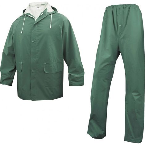 Completo Impermeabile Anti Pioggia  Verde Verde XL