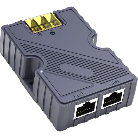 Injecteur GigE PoE 150W avec Protection contre les surtensions ABS convertisseur élévateur DC 12V-48V pour Kit Internet V2 réseau Satellite