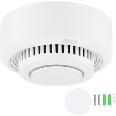 Détecteur de fumée WiFi alarme incendie 85dB contrôle à distance via application mobile compatible TUYA (1/5)