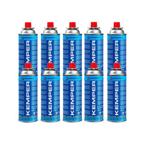 Pack KEMPER 10x Cartouches de Gaz Butane 227gr Camping
