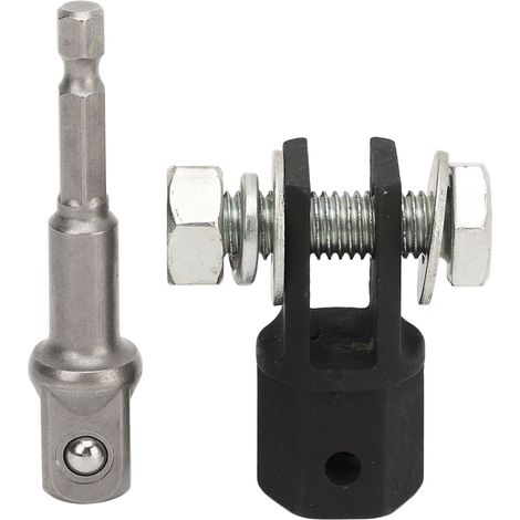 Adattatore per cric a forbice da 1/2 pollice, connessione solida, foratura stabile, robusto e affidabile per avvitatore a impulsi. (1/5)