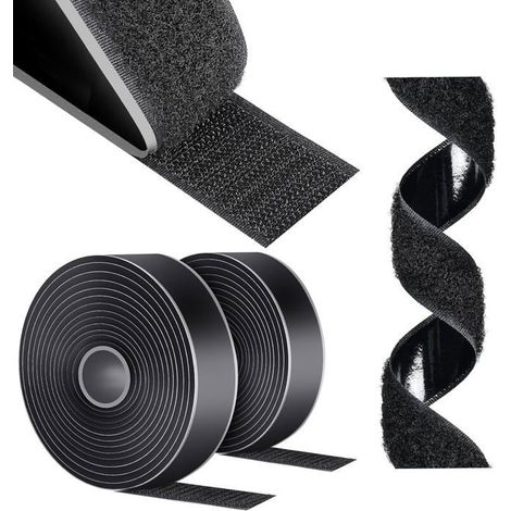 Ruban autoagrippant adhésif double face de 5 m x 50 mm pour bricolage (1/5)