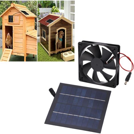 Ventilateur Solaire Mini 20W Étanche IP65, Écologique à Haut Rendement 20% (1/5)