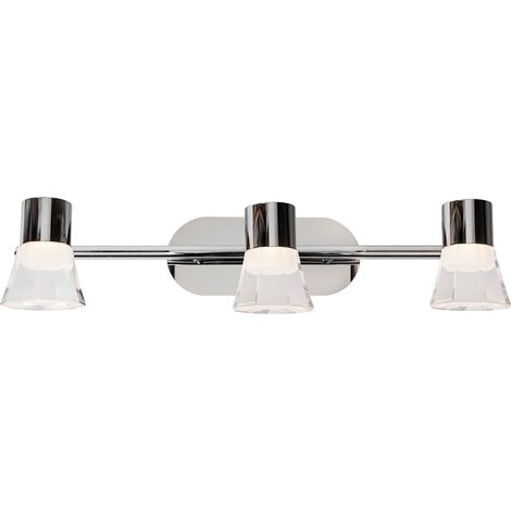 Rampe LED Salle de Bain 3x5W Chrome IP44 (1/3)