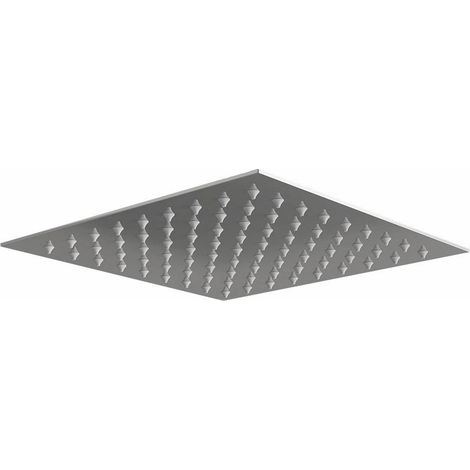 Orbit Square Fixed Shower Head 300mm x 300mm - Stainless Steel (1/4)