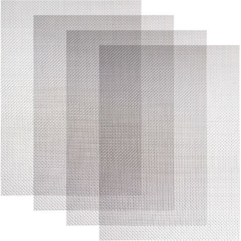 Nagetiersicheres Metallgewebe, 300 x 210 mm – Edelstahl 304 – Maschenweite 20 – 4er-Pack für Belüftung und Filtration (1/5)