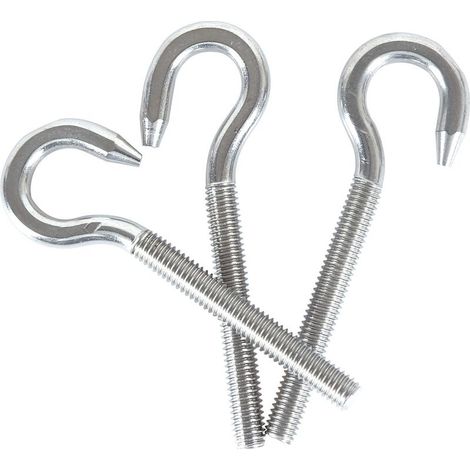 M5 304 Stainless Steel Eye Bolt Round Head Screw Round Head Screw Hook 10 (1/5)