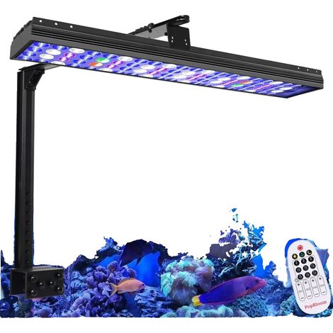 Éclairage d'Aquarium Marin, Spectre Complet, Modes de Contrôle Intelligent, S54 avec bras (1/2)