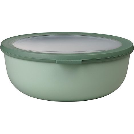 Bol Multifonction Rond - Boîte Conservation Alimentaire avec Couvercle - Convient comme Boîte de Hermétique pour le Réfrigérateur, Micro-ondes (1/5)