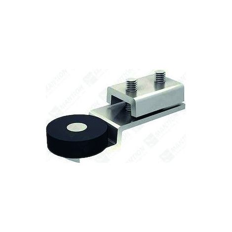 Mantion – Butée d'extrémité en caoutchouc pour rails 35 x 30 et 50 x 40 – Amortissement silencieux – Installation facile – Compatible avec systèmes coulissants