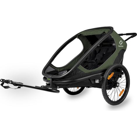 Remorque Vélo Enfant Outback One - Transport Sécurisé Tout-terrain - Hamax