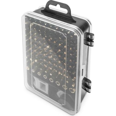 Digitus DA-70361 Set Cacciaviti Precisione 115 Pezzi 98 Punte Acciaio S2 Phillips Torx Hex Pozidriv con Custodia (1/2)