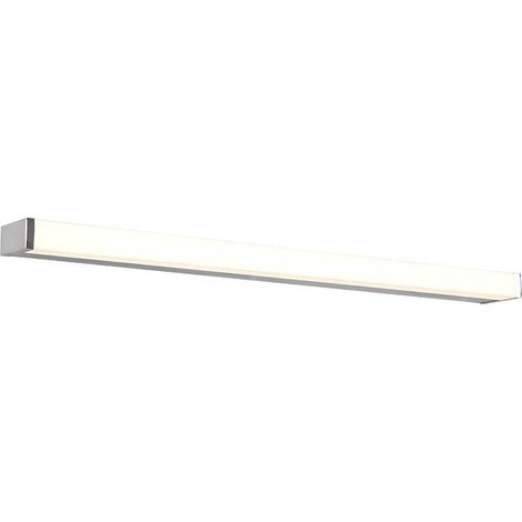 FABIO H2O APPLIQUE LED 12W 1400lm, 3000K CROMO IP44 L. 80CM DIMMERABILE (1/5)