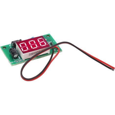 Module Compteur Électrique 3 Chiffres Affichage Tube Rouge Accumulateur Mémoire Compteur Numérique QF-MC03-1 4-7V (1/5)