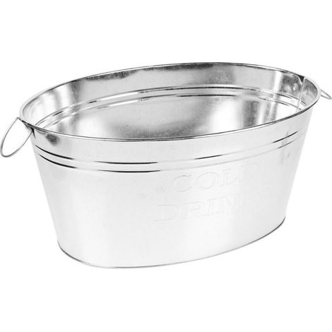 BARREÃO OVAL ZINC 50x35 CM