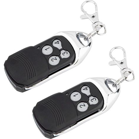 2pcs 433MHz Universal Gate Remote Control, Replacement Garage Door Remote, Super Duplicate Remote Control, Electric Gate, Garage Rolling Door Remote Key (1/5)