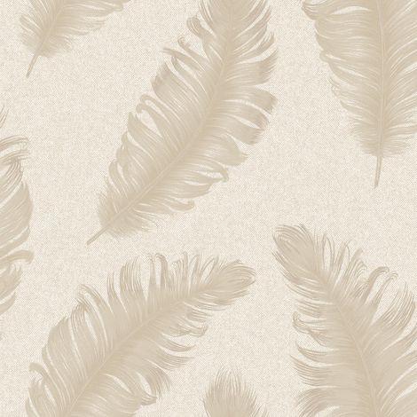 Belgravia Clara Feather Cream Soft Beige Wallpaper Heavy Weight Textured Vinyl (1/4)